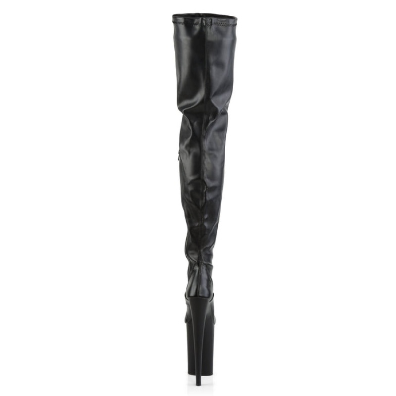 Black / Black Pleaser Infinity-4000 Women's Boots | FT1352960