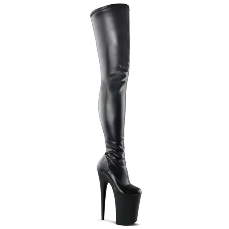 Black / Black Pleaser Infinity-4000 Women's Boots | FT1352960