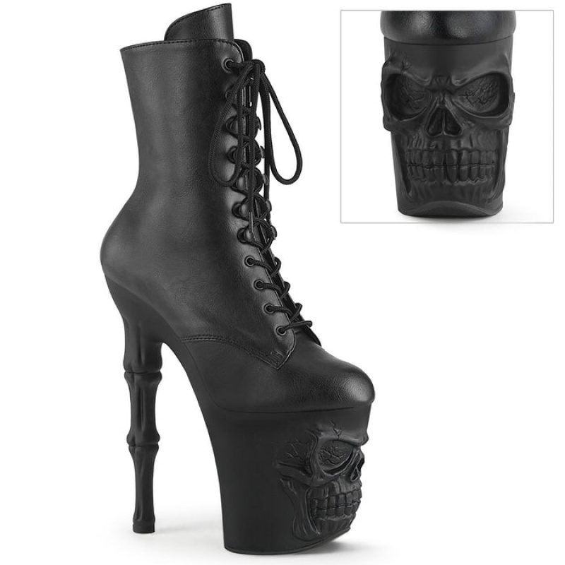 Black / Black Pleaser Rapture-1020 Women's Boots | MZ1386705