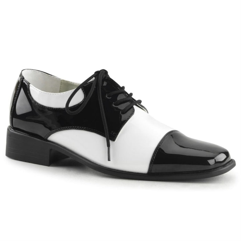 Black / White Pleaser Disco-18 Women's Shoes | WD2987563