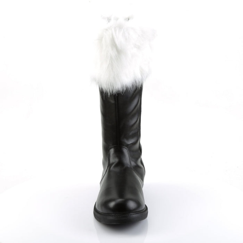 Black / White Pleaser Santa-100 Women\'s Boots | XQ1624593