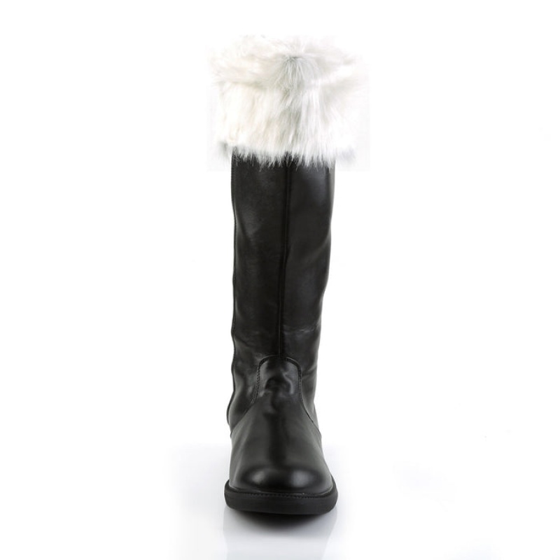 Black / White Pleaser Santa-108 Women\'s Boots | TY6103789