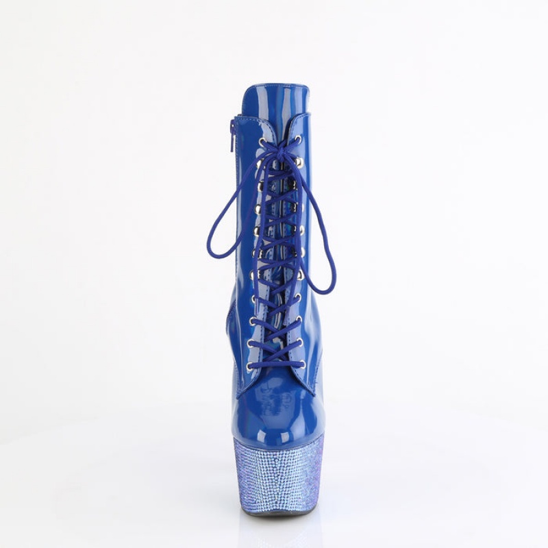 Blue Pleaser Bejeweled-1020-7 Women's Boots | LB6310429