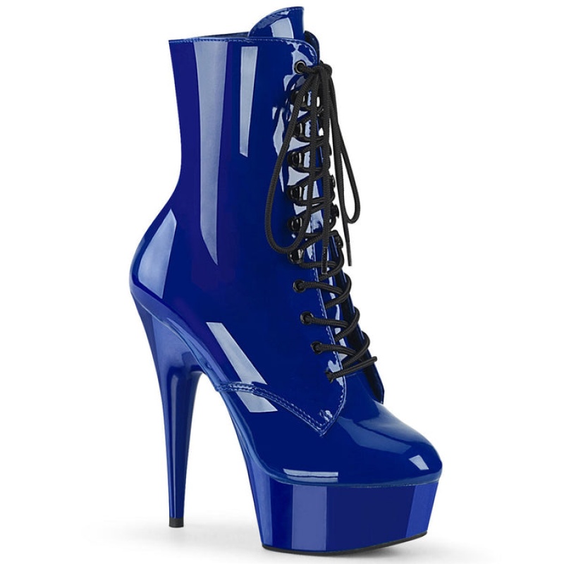 Blue Pleaser Delight-1020 Women's Boots | HU3652147