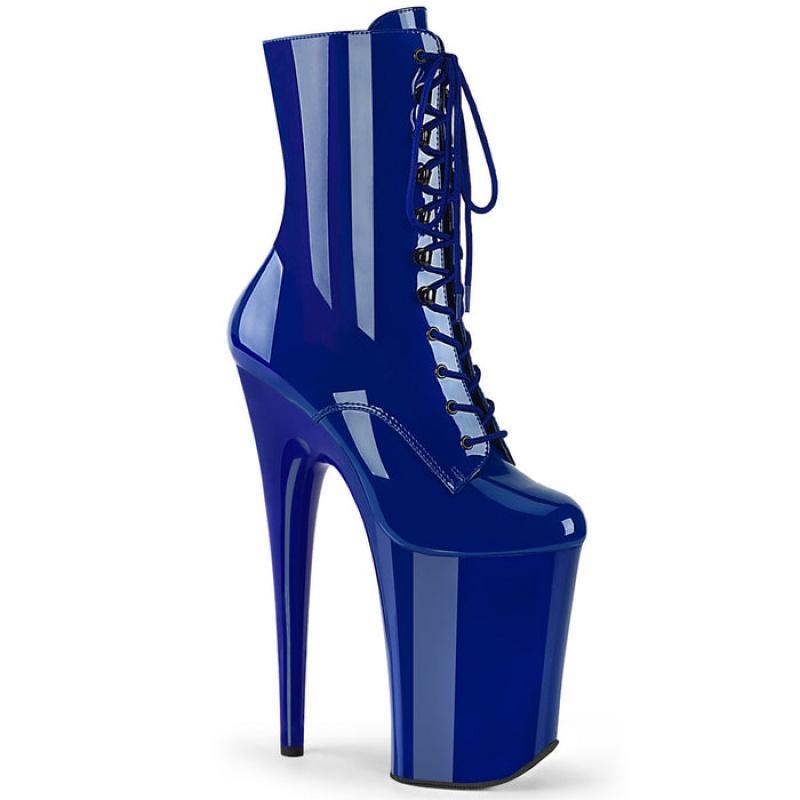 Blue Pleaser Infinity-1020 Women's Boots | JM3457680