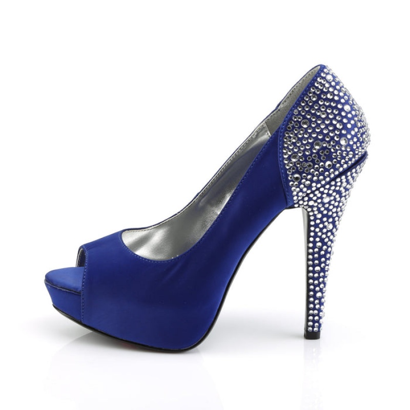 Blue Pleaser Lolita-08 Women's Pumps | NZ3184059