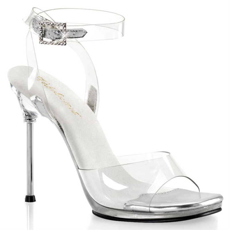 Clear Pleaser Chic-06 Women's Sandals | ZU4698012