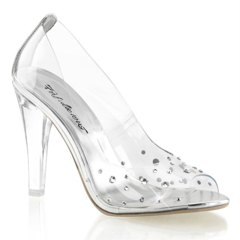 Clear Pleaser Clearly-420 Women's Pumps | ZU9418056