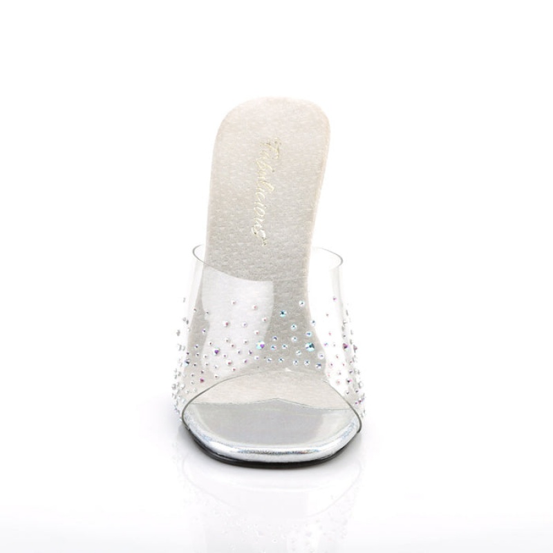 Clear Pleaser Gala-01SD Women\'s Slides | OS4687035