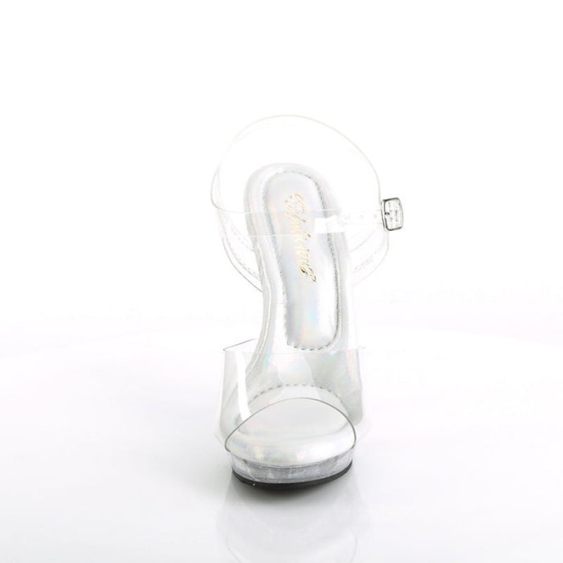 Clear Pleaser Lip-108MG Women\'s Sandals | VZ3205149