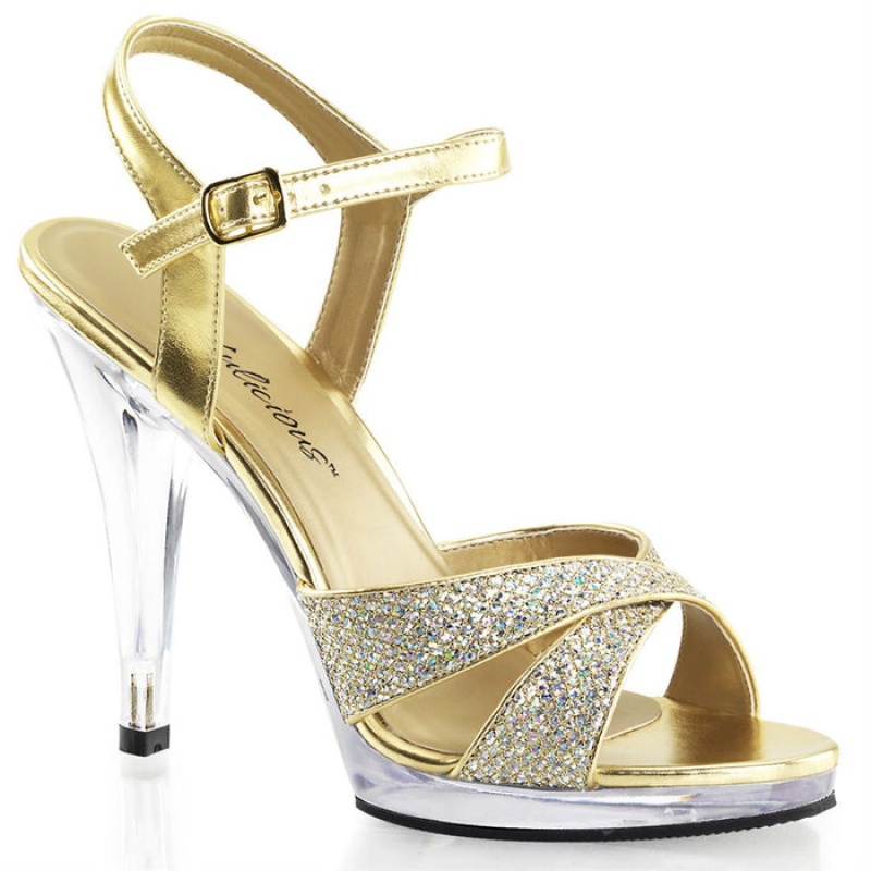 Gold Pleaser Flair-419(G) Women's Sandals | IC7259168