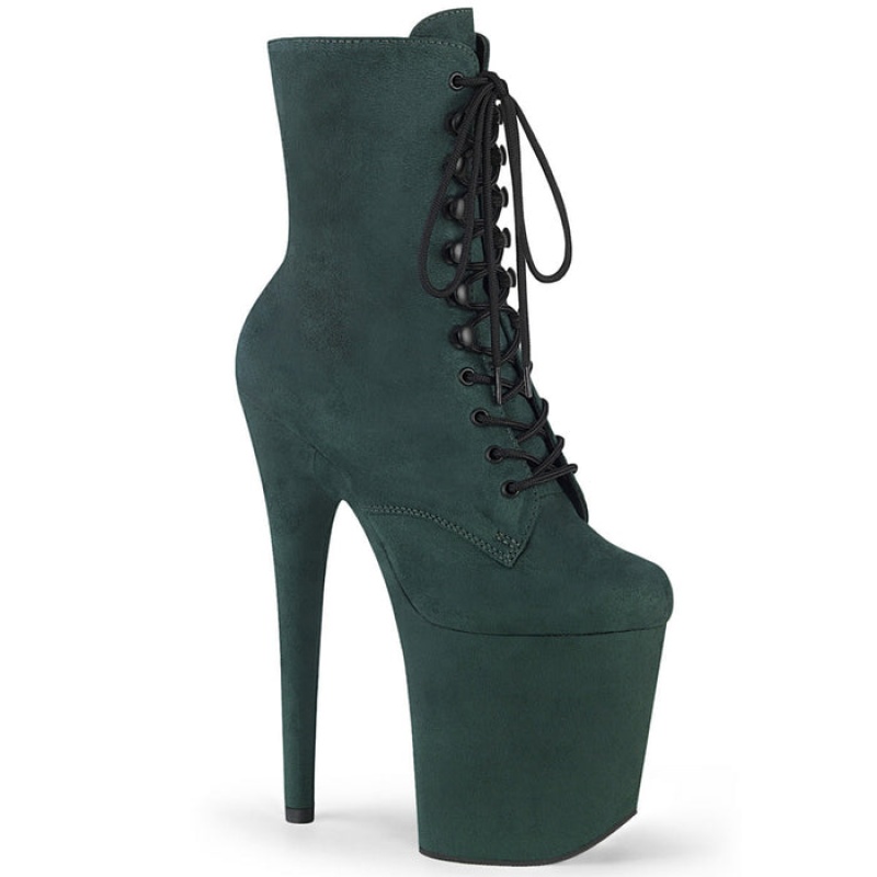 Green Pleaser Flamingo-1020FS Women's Boots | IG8754603