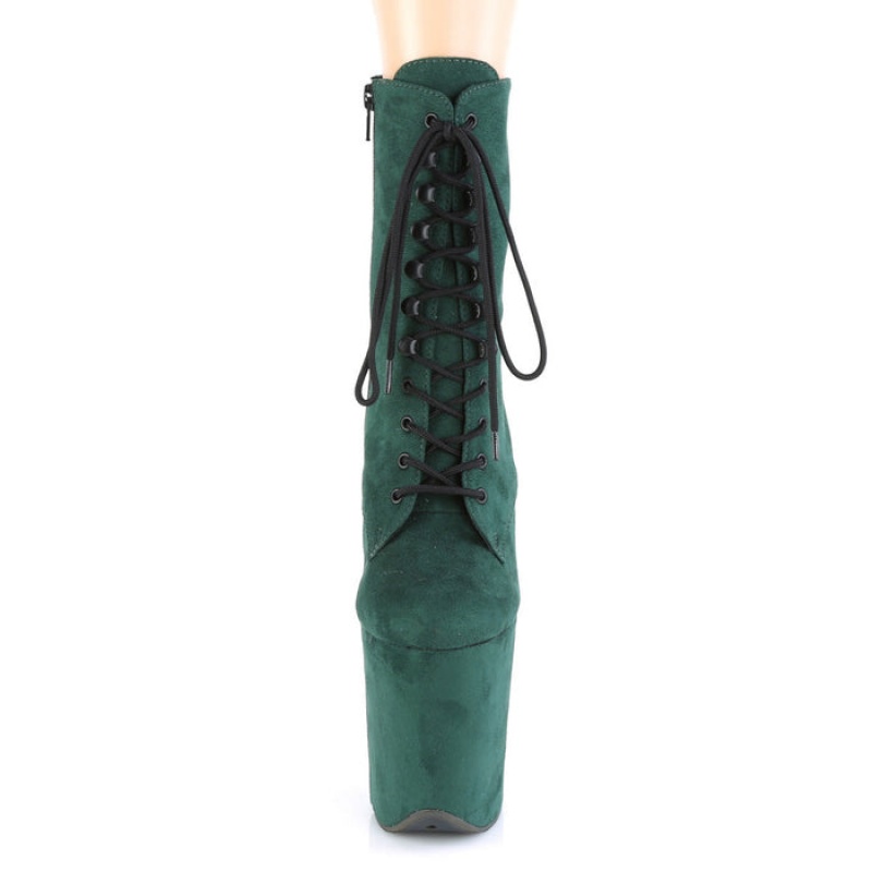 Green Pleaser Flamingo-1020FS Women\'s Boots | IG8754603