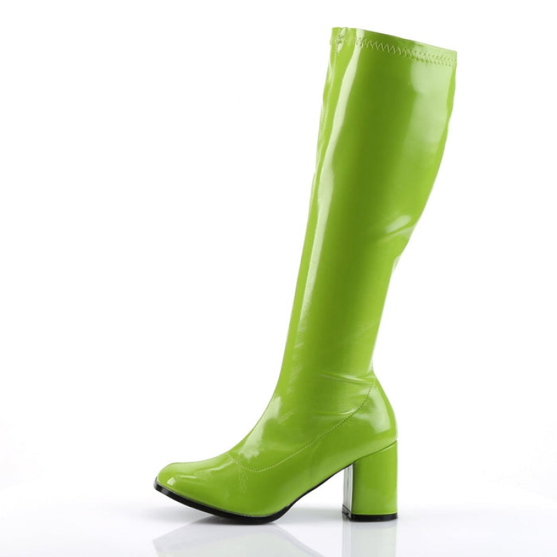 Green Pleaser Gogo-300 Women's Boots | GK5147908