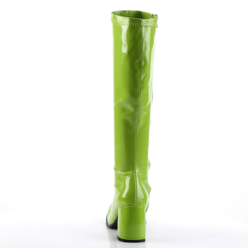 Green Pleaser Gogo-300 Women's Boots | GK5147908