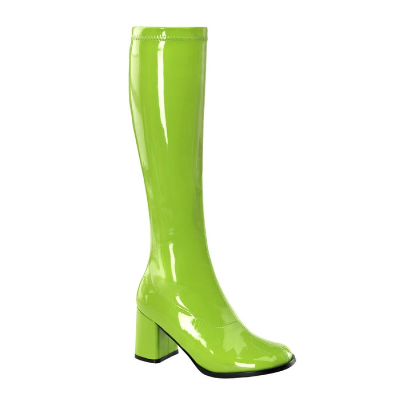 Green Pleaser Gogo-300 Women's Boots | GK5147908