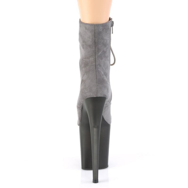 Grey Pleaser Flamingo-1020FST Women's Boots | JI9845032