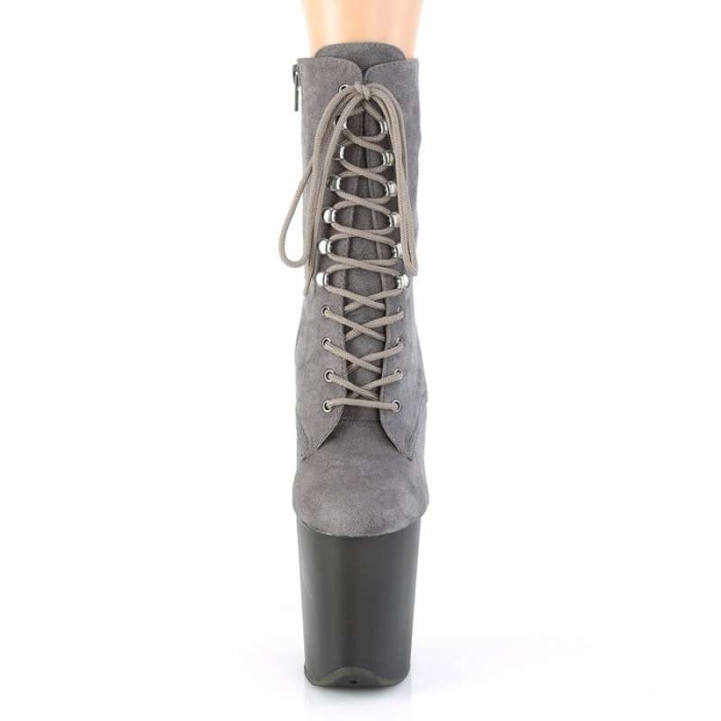 Grey Pleaser Flamingo-1020FST Women\'s Boots | JI9845032