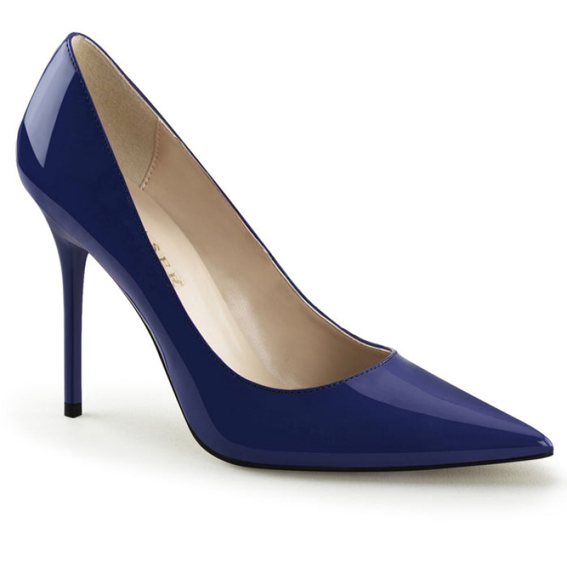 Navy Pleaser Classique-20 Women's Pumps | MS5834701