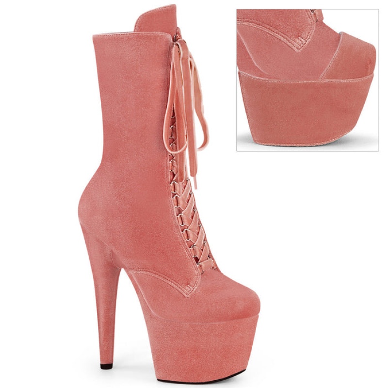 Pink Pleaser Adore-1045VEL Women's Boots | ZE6218574