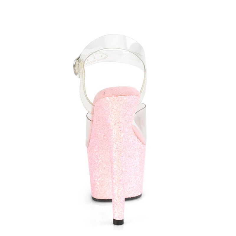 Pink Pleaser Adore-708LG Women's Sandals | WF4801295