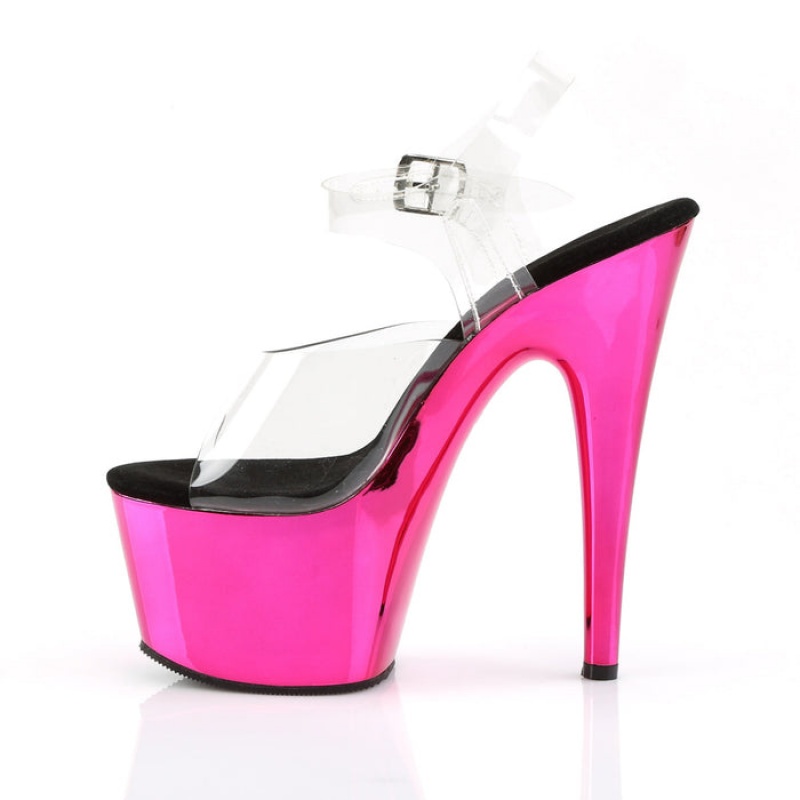 Pink Pleaser Adore-708 Women's Sandals | BH4682573