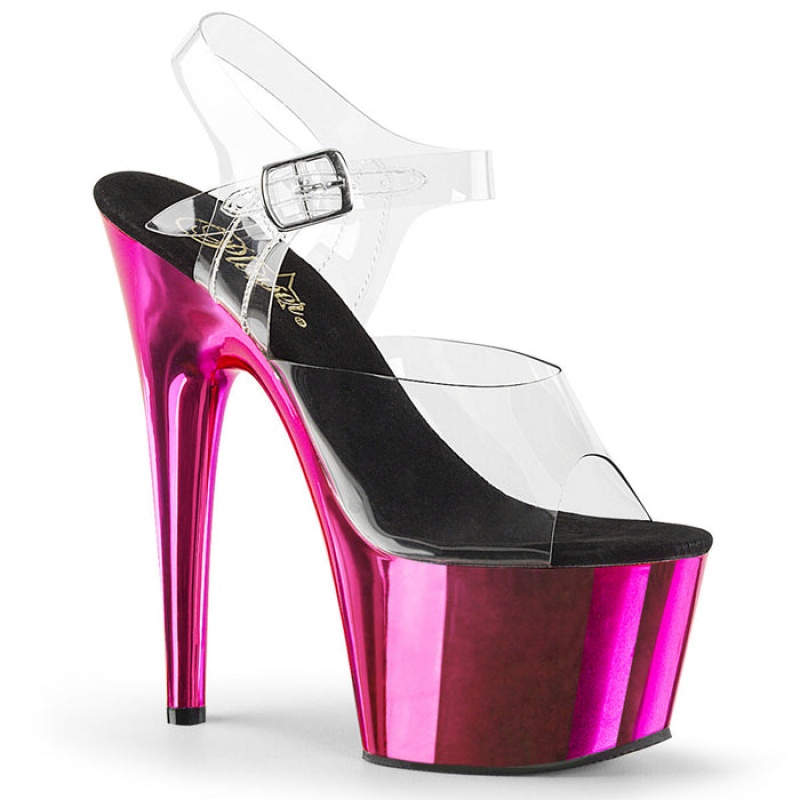 Pink Pleaser Adore-708 Women's Sandals | BH4682573