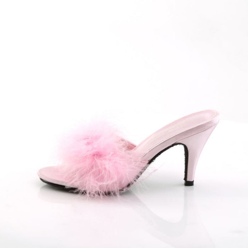 Pink Pleaser Amour-03 Women's Slides | FE1684792