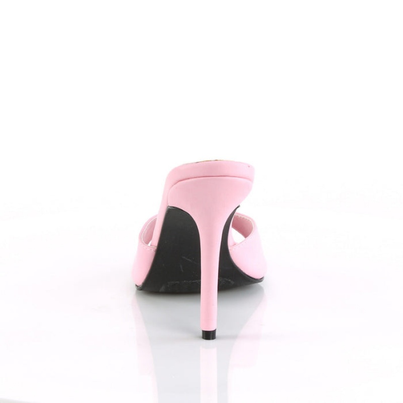 Pink Pleaser Classique-01 Women's Slides | TS2417836