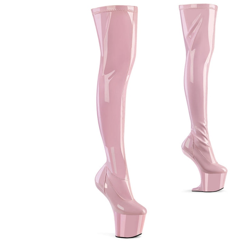 Pink Pleaser Craze-3000 Women's Boots | XO0196257