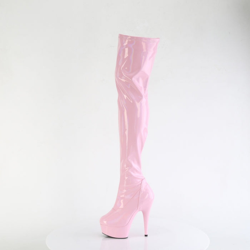 Pink Pleaser Delight-3000HWR Women's Boots | GV1359748