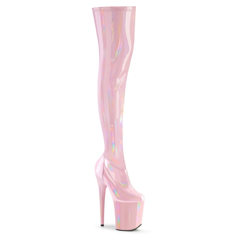 Pink Pleaser Flamingo-3000HWR Women's Boots | QF4398760