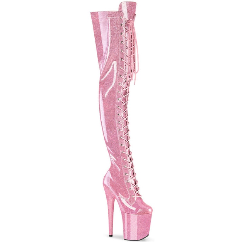 Pink Pleaser Flamingo-3020GP Women\'s Boots | LI5342961