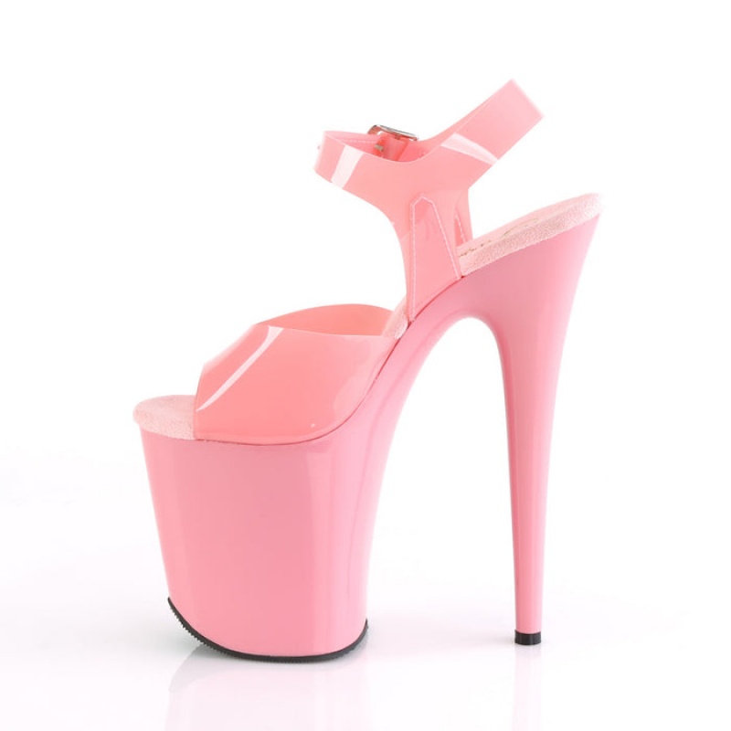 Pink Pleaser Flamingo-808N Women's Sandals | AX1728403