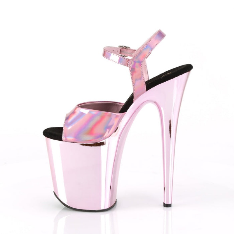 Pink Pleaser Flamingo-809HG Women's Sandals | RS8430561