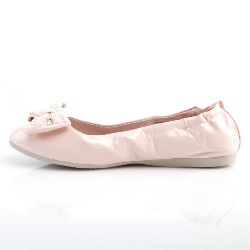 Pink Pleaser Ivy-09 Women's Flats | XH4128509