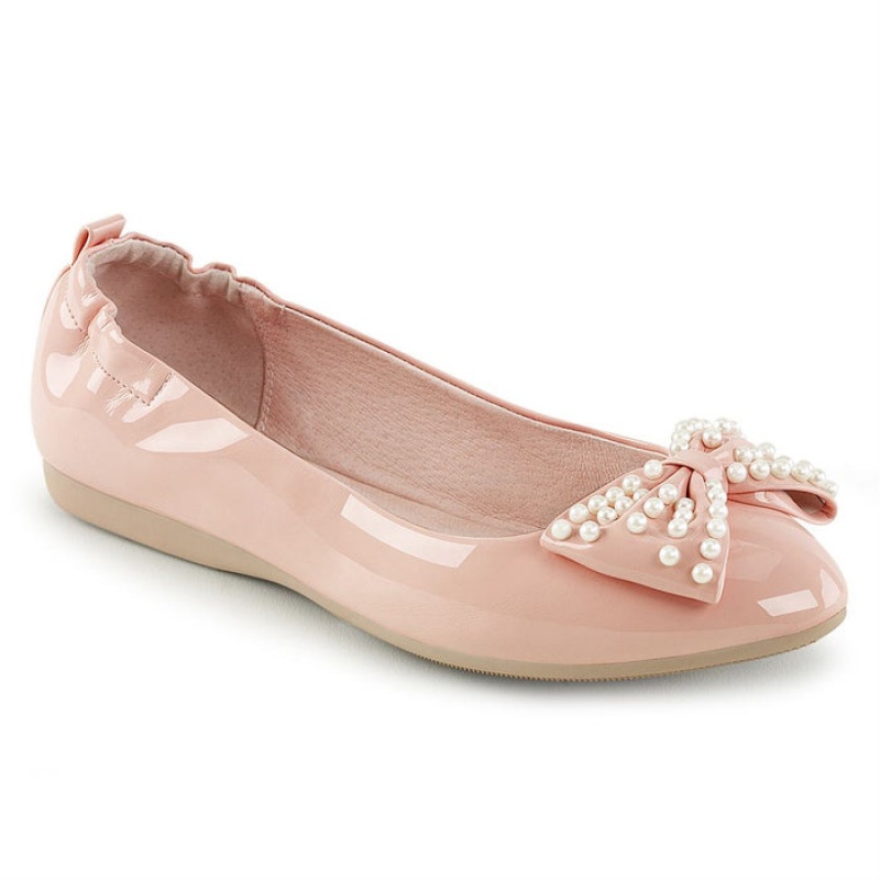 Pink Pleaser Ivy-09 Women's Flats | XH4128509