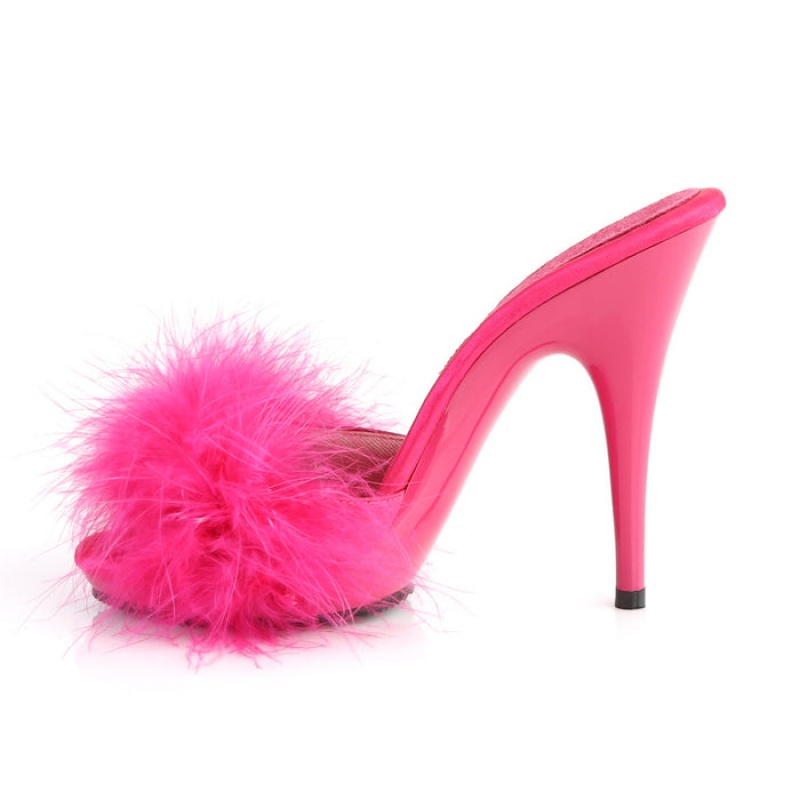 Pink Pleaser Poise-501F Women's Slides | EK5396478