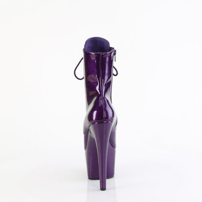 Purple Pleaser Adore-1020GP Women's Boots | AM5013479