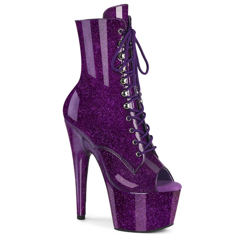 Purple Pleaser Adore-1021GP Women's Boots | FI0217438