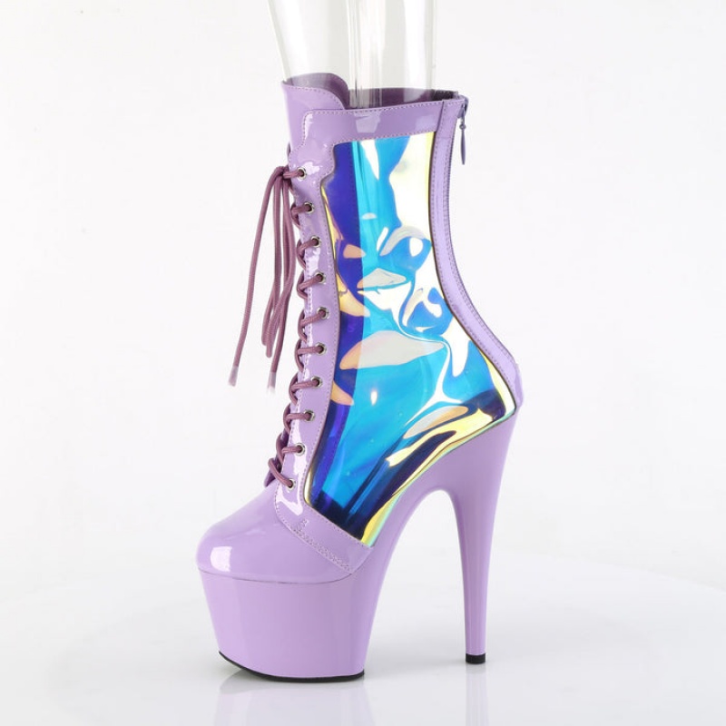 Purple Pleaser Adore-1047 Women's Boots | TH5018962