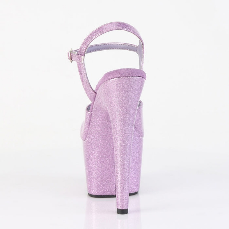 Purple Pleaser Adore-709GP Women's Sandals | EL1968504