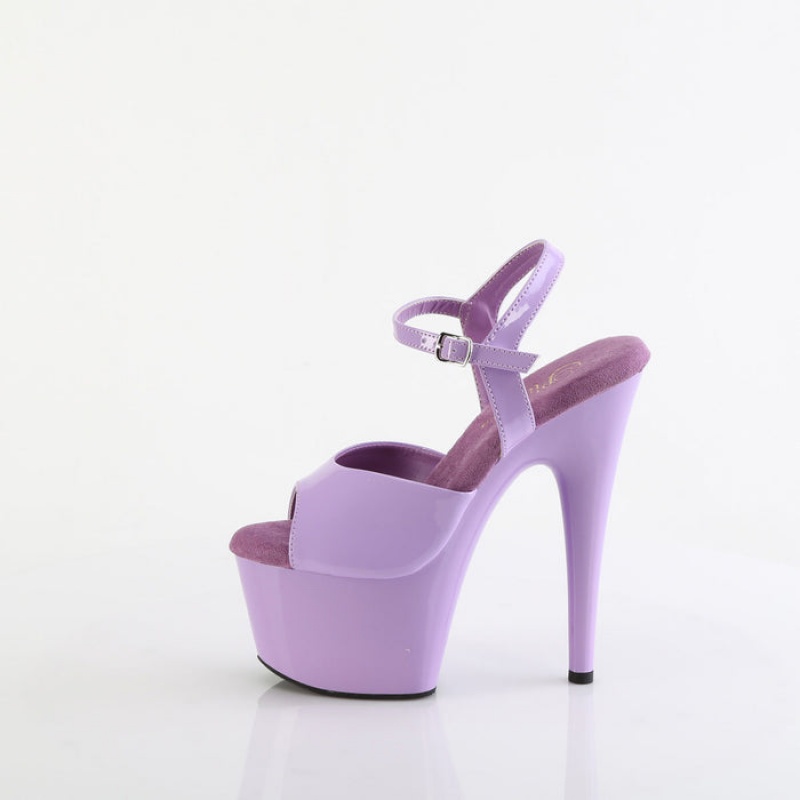 Purple Pleaser Adore-709 Women's Sandals | DA4981230