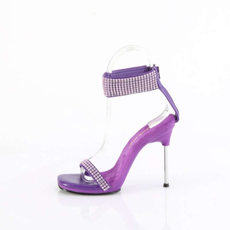 Purple Pleaser Chic-40 Women's Sandals | QA6392541