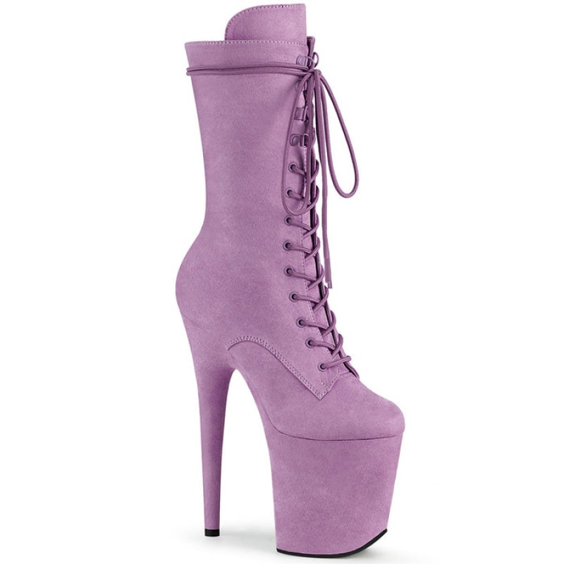 Purple Pleaser Flamingo-1050FS Women's Boots | BD5162407