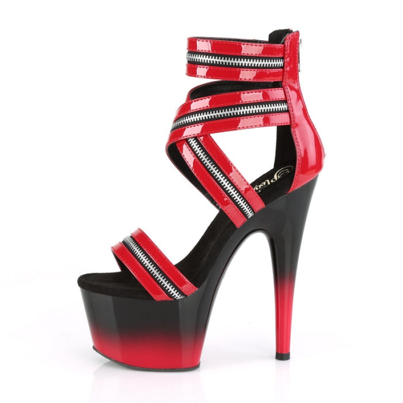 Red Pleaser Adore-766 Women's Sandals | IB8379604