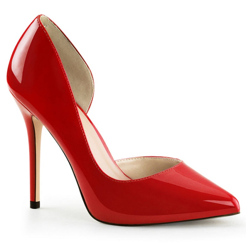 Red Pleaser Amuse-22 Women's Pumps | AK4952370