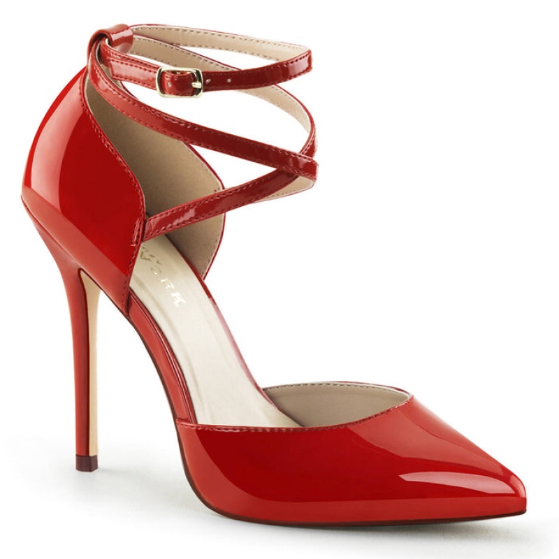 Red Pleaser Amuse-25 Women's D'Orsay | CU5389627