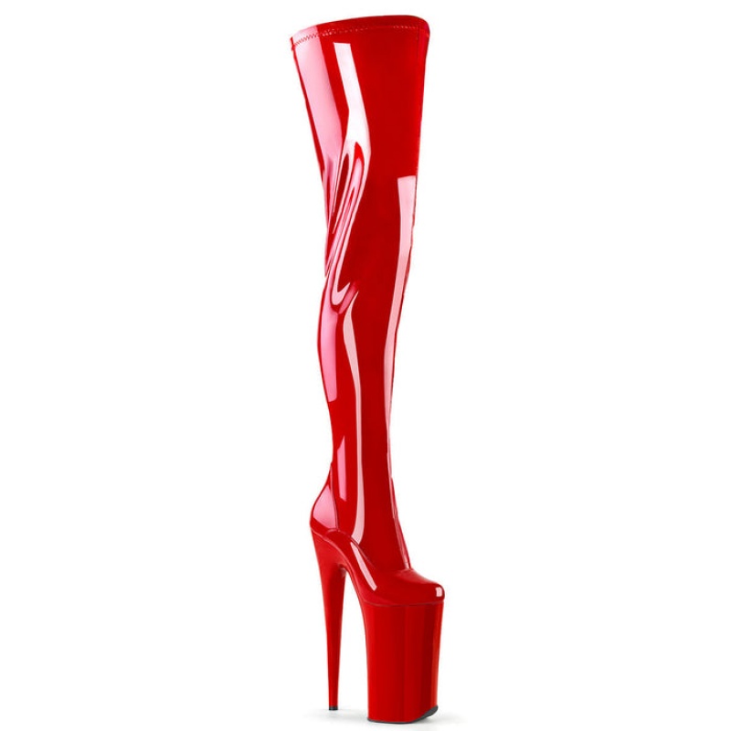 Red Pleaser Beyond-4000 Women's Boots | AQ3765289