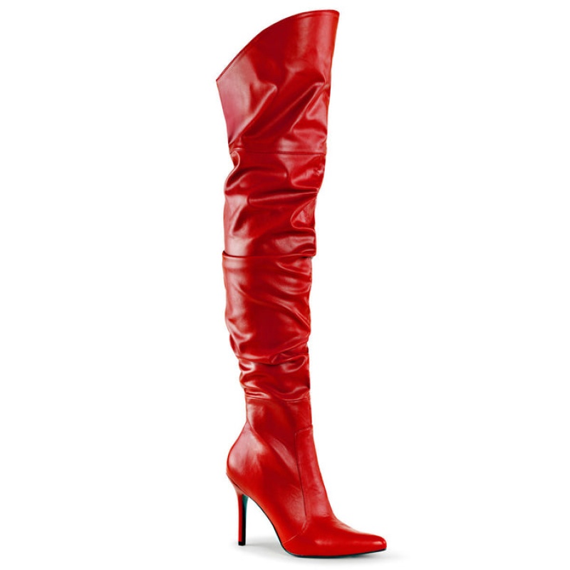 Red Pleaser Classique-3011 Women's Boots | QD5418703